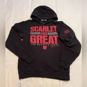 American apparel/The Buckeye State, men’s black hoodie, size S